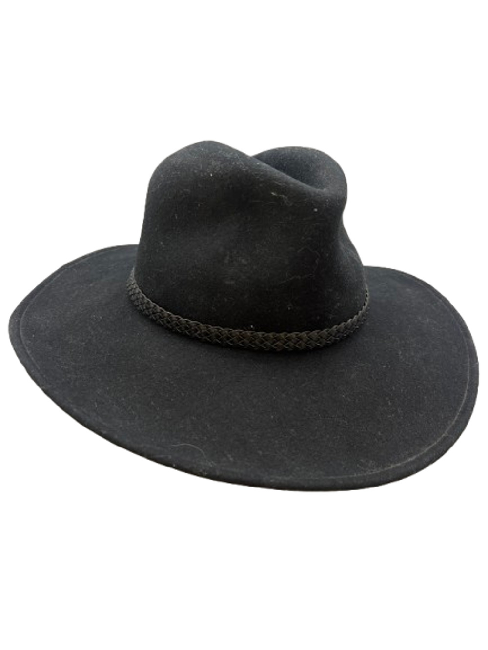 Sheplers Mens Perqueno Pettte Pure Wool Black Western Cowboy Hat Size Small